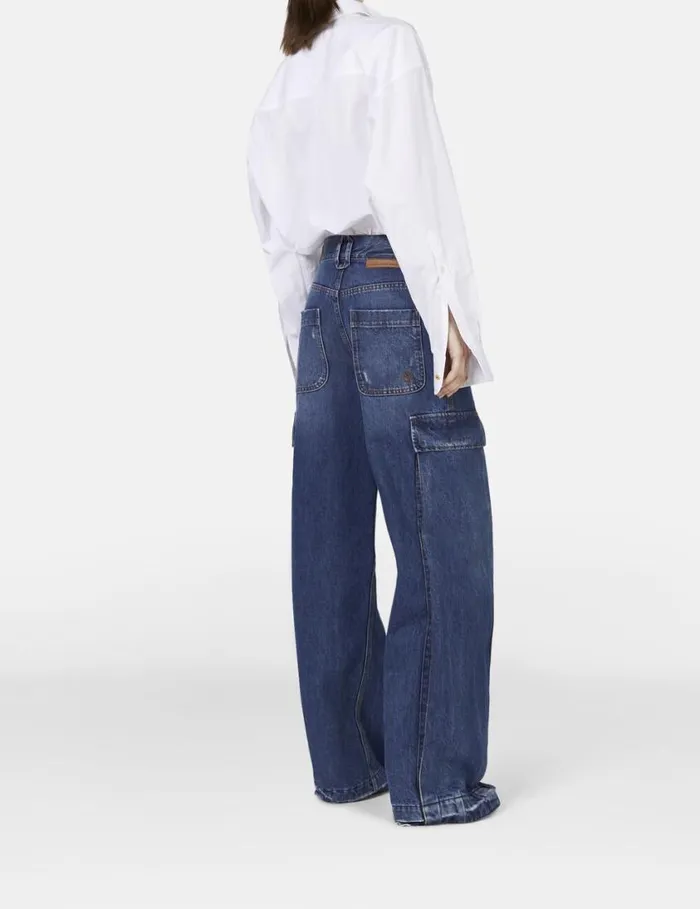 Women Regenerative Cotton Boyfriend Shirt Pure White Stella McCartney Shirts And Tops Women Regenerative Cotton Boyfriend Shirt Pure White Stella McCartney Shirts And Tops