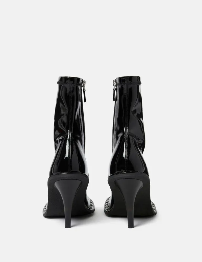 Women Ryder Lacquered Stiletto Ankle Boots Black Stella McCartney Boots Women Ryder Lacquered Stiletto Ankle Boots Black Stella McCartney Boots