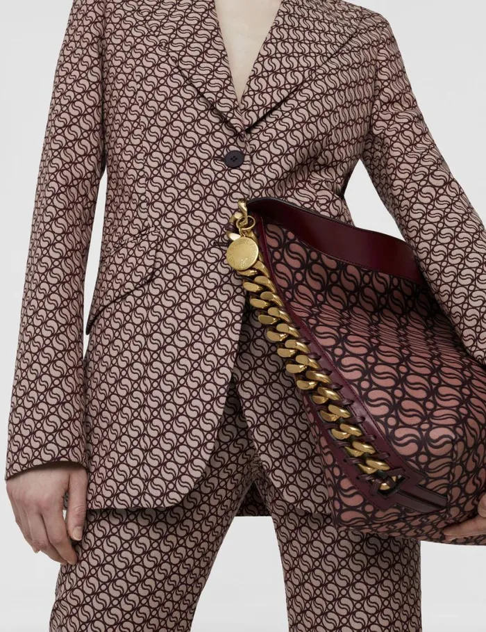 Women SWave Print SingleBreasted Blazer Hazelrose Stella McCartney Tailoring