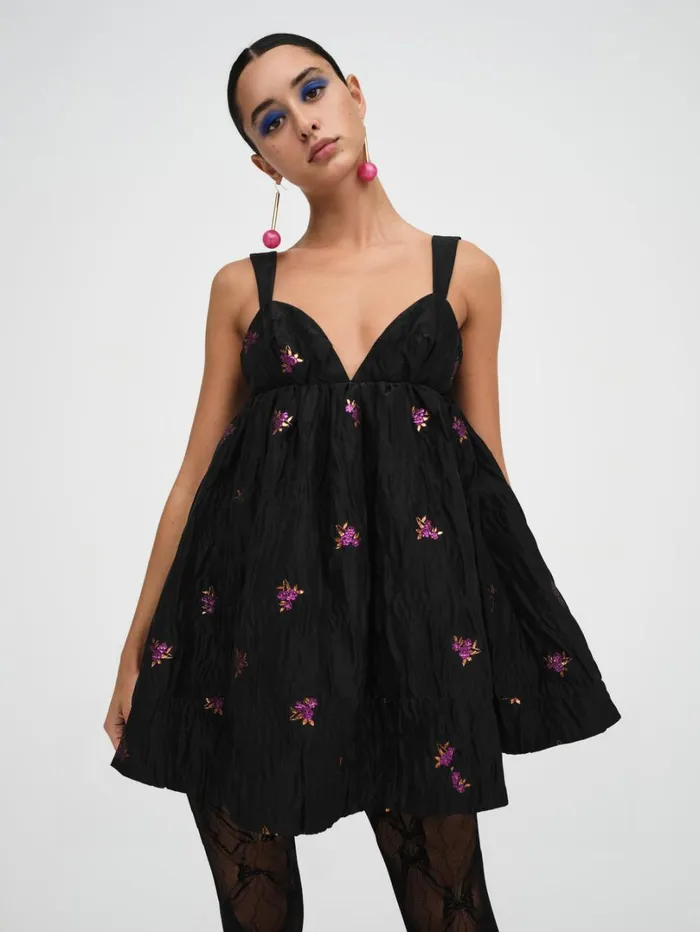 Women Sachi Mini Dress Black For Love and Lemons Dresses