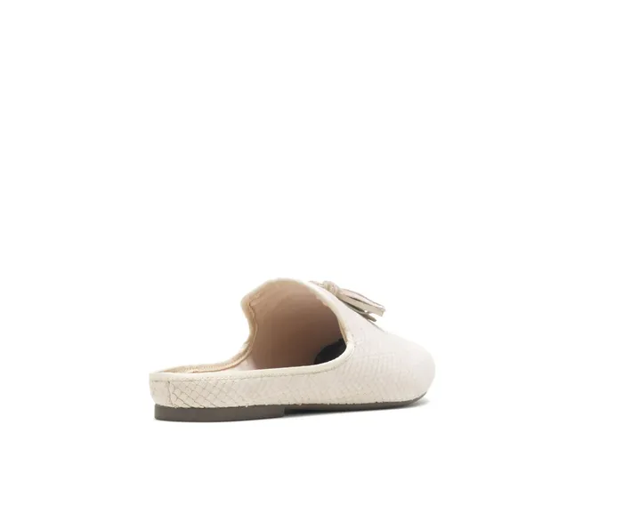 Women Sadie Tassel Mule Eggnog Cobra Leather Flats and SlipOns Hush Puppies Women Sadie Tassel Mule Eggnog Cobra Leather Flats and SlipOns Hush Puppies