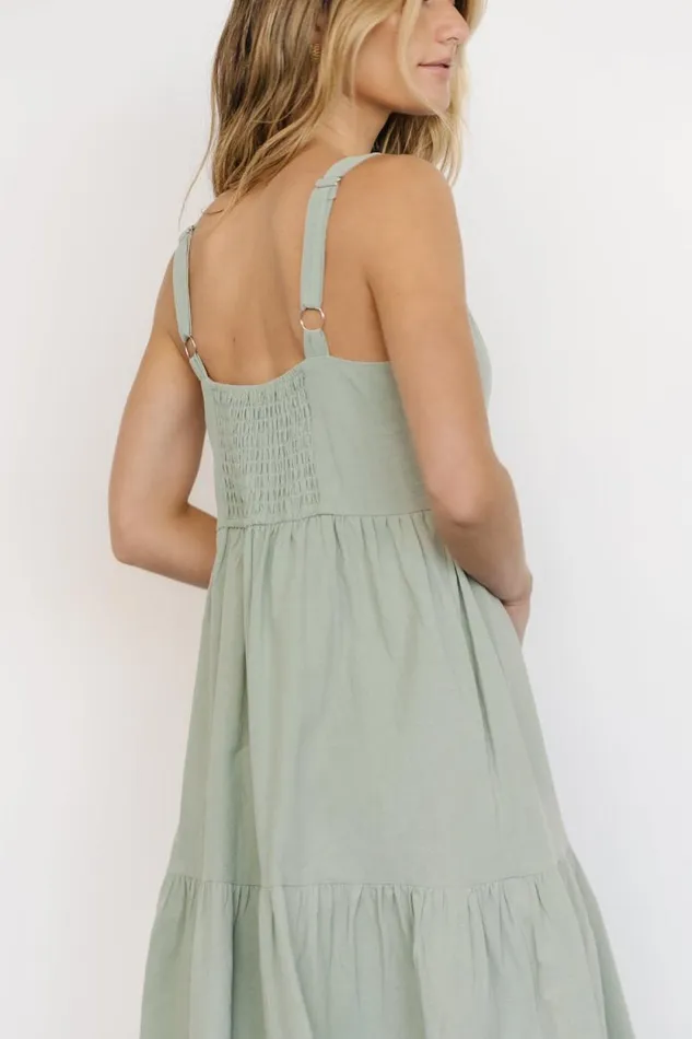 Women Sammy Tank Midi Dress Sage Baltic Born Midi Dresses