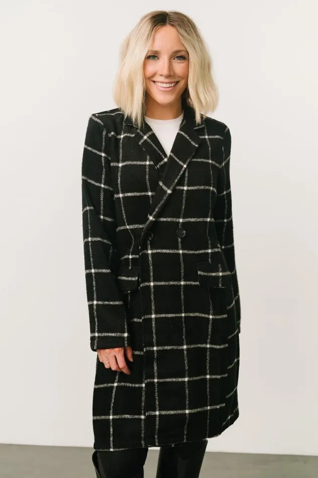Women Sanders Trench Jacket Black Baltic Born Outerwear Women Sanders Trench Jacket Black Baltic Born Outerwear