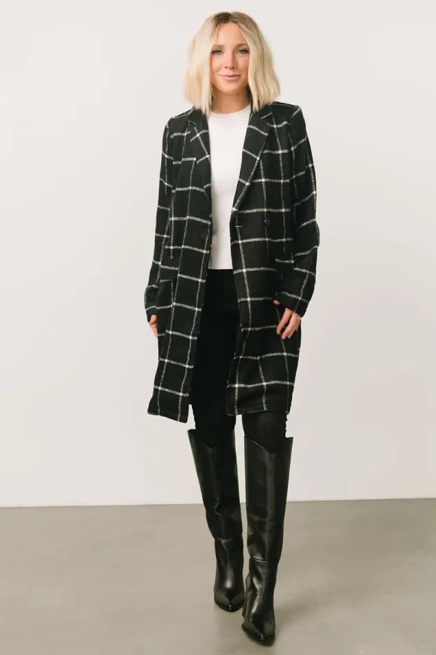 Women Sanders Trench Jacket Black Baltic Born Outerwear Women Sanders Trench Jacket Black Baltic Born Outerwear