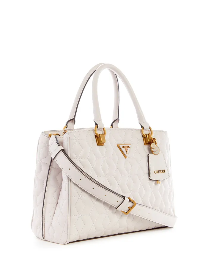 Women Satchel GUESS Stone Elenia Girlfriend Satchel Bag Women Satchel GUESS Stone Elenia Girlfriend Satchel Bag