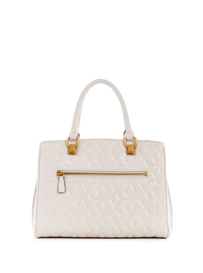 Women Satchel GUESS Stone Elenia Girlfriend Satchel Bag Women Satchel GUESS Stone Elenia Girlfriend Satchel Bag