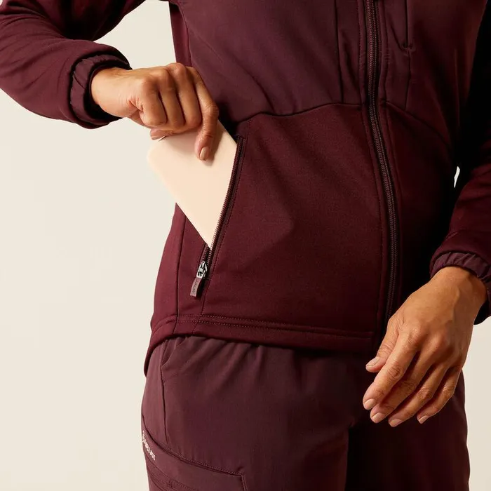 Women Scrubs Ariat Sina Fleece Scrub Jacket Winetasting Women Scrubs Ariat Sina Fleece Scrub Jacket Winetasting