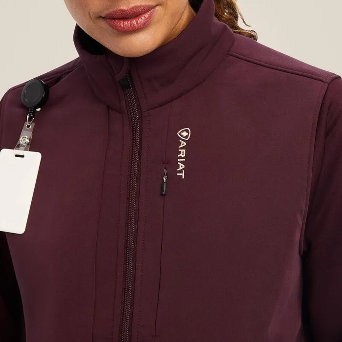 Women Scrubs Ariat Sina Fleece Scrub Jacket Winetasting Women Scrubs Ariat Sina Fleece Scrub Jacket Winetasting
