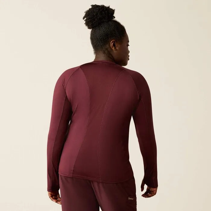 Women Scrubs Ariat VentTEK Underscrub Baselayer Winetasting Women Scrubs Ariat VentTEK Underscrub Baselayer Winetasting