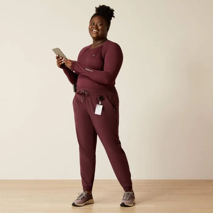 Women Scrubs Ariat VentTEK Underscrub Baselayer Winetasting Women Scrubs Ariat VentTEK Underscrub Baselayer Winetasting