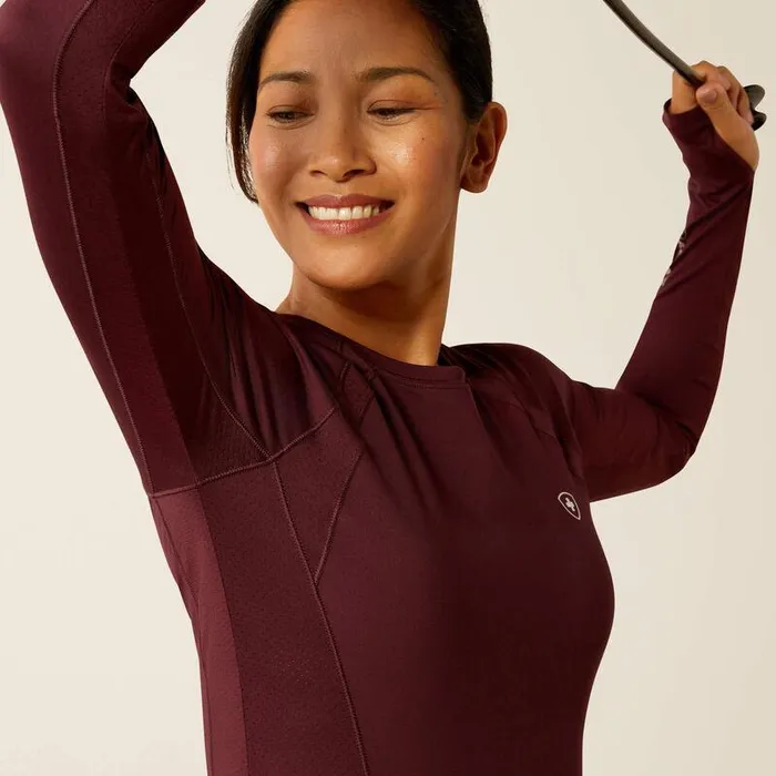 Women Scrubs Ariat VentTEK Underscrub Baselayer Winetasting Women Scrubs Ariat VentTEK Underscrub Baselayer Winetasting