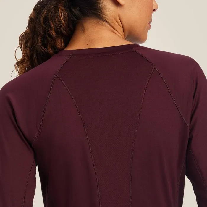 Women Scrubs Ariat VentTEK Underscrub Baselayer Winetasting Women Scrubs Ariat VentTEK Underscrub Baselayer Winetasting
