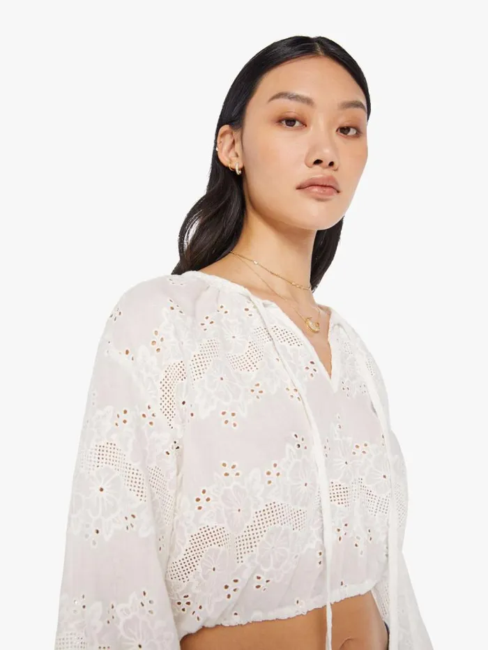 Women Shirts Mother Denim Amelia Top White