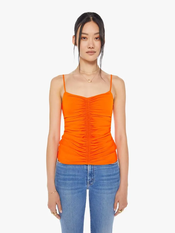 Women Shirts Mother Denim Aria Top Orange