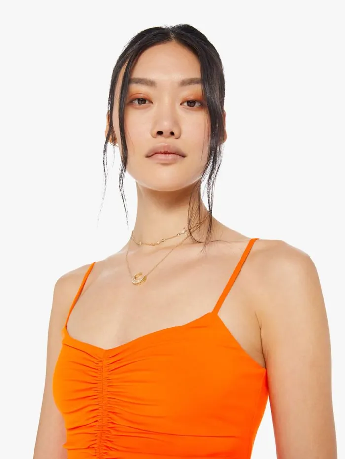 Women Shirts Mother Denim Aria Top Orange