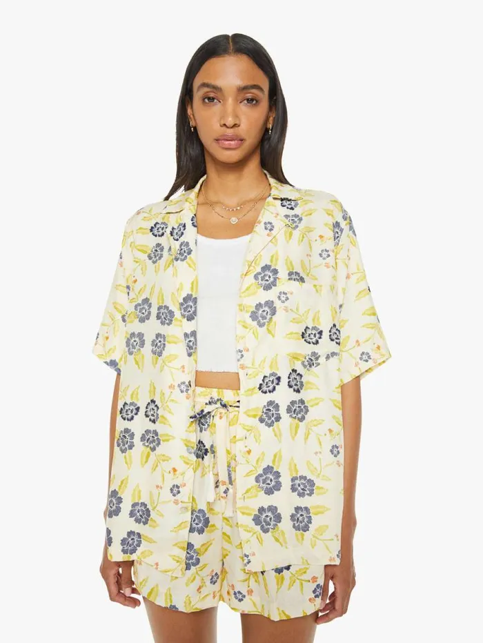 Women Shirts Mother Denim Kevin Shirt Prairie Indigo
