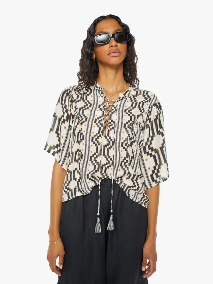 Women Shirts Mother Denim Solene Top Ayacucho