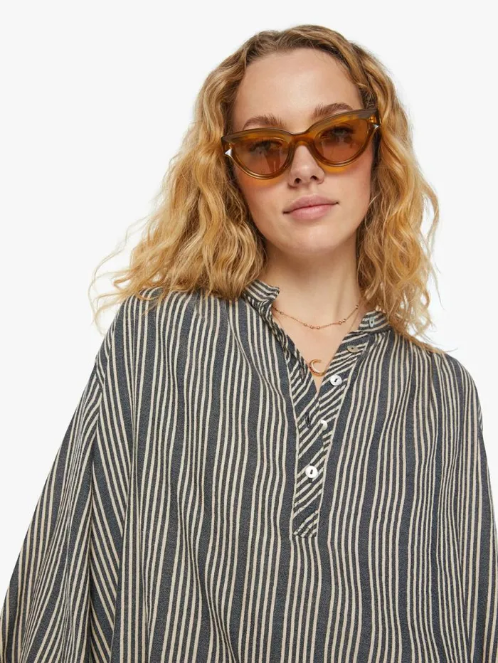 Women Shirts Mother Denim The Poppy Top White