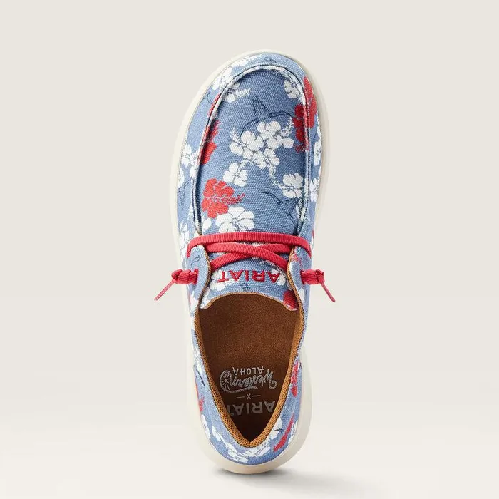 Women Shoes and Sneakers Ariat Hilo Western Aloha Red White And Blue Pareau Prin Women Shoes and Sneakers Ariat Hilo Western Aloha Red White And Blue Pareau Prin