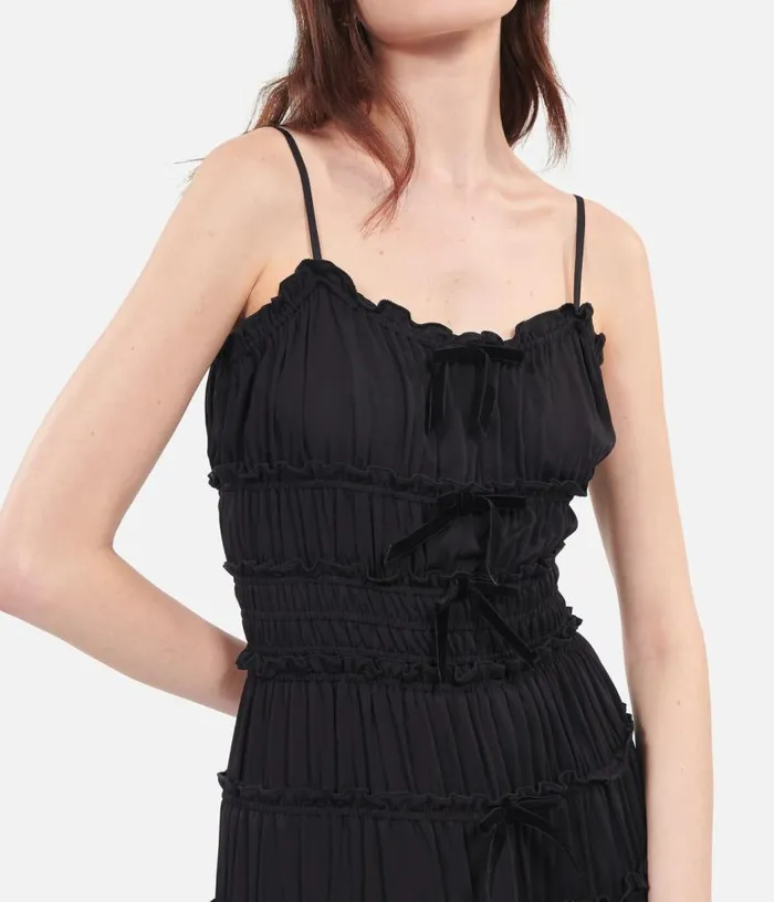Women Short Black Dress With Bows THE KOOPLES Dresses and Jumpsuits