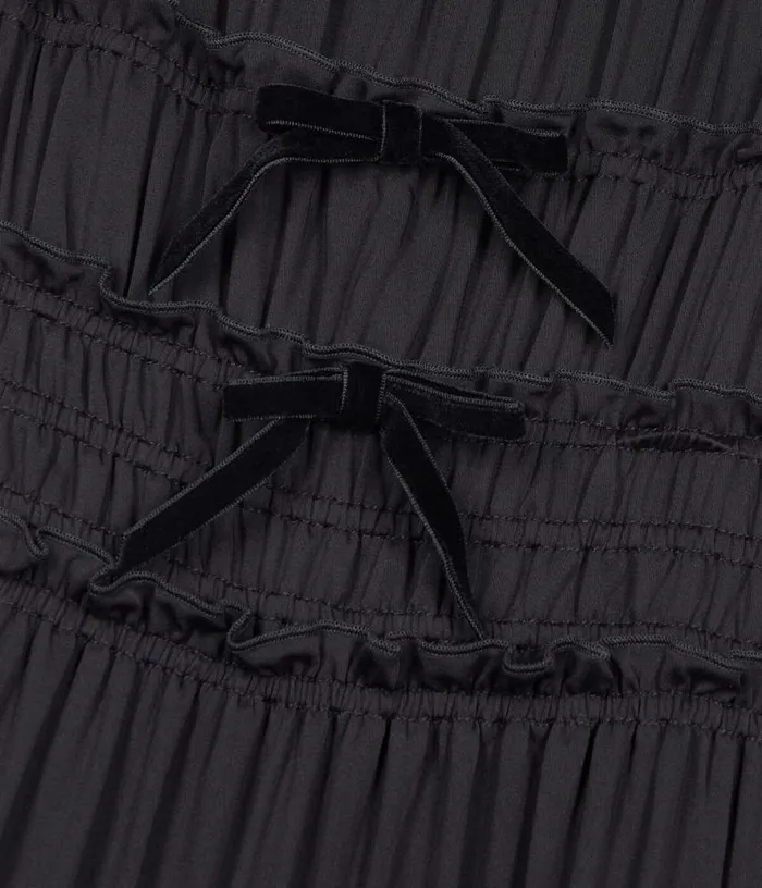 Women Short Black Dress With Bows THE KOOPLES Dresses and Jumpsuits