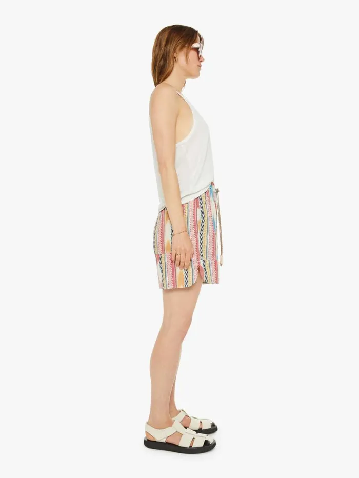 Women Shorts Mother Denim P62 Weekend Short St Tropez Ikat