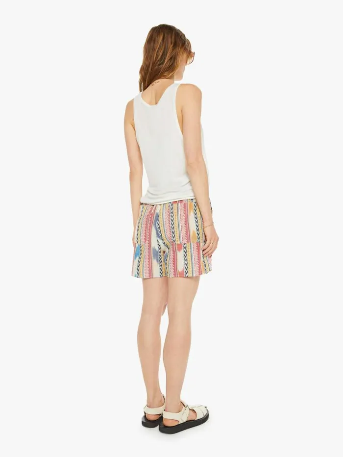 Women Shorts Mother Denim P62 Weekend Short St Tropez Ikat