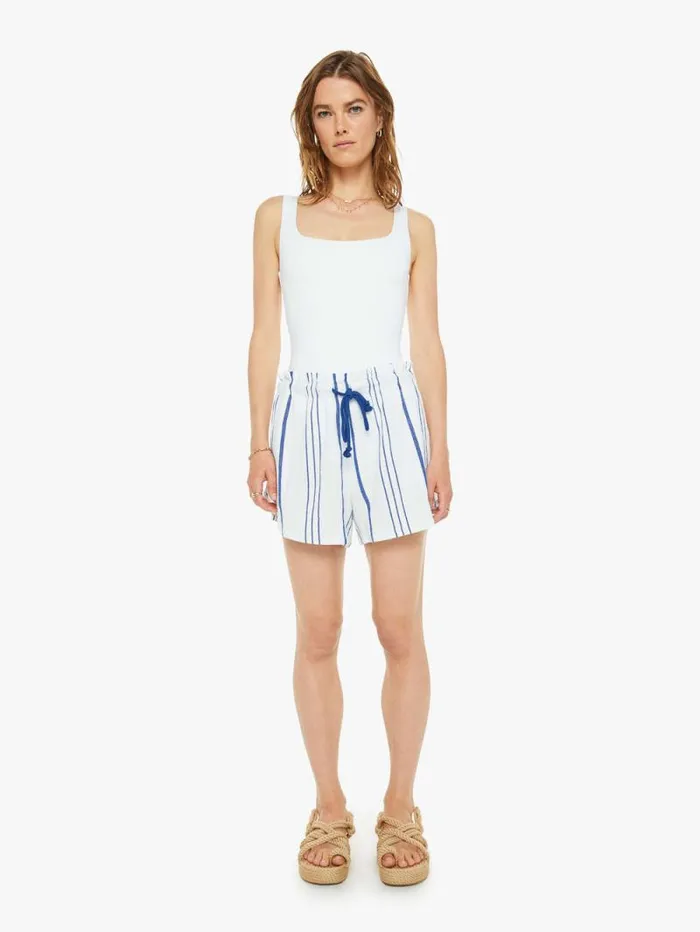 Women Shorts Mother Denim Starla Short Cloud Blue