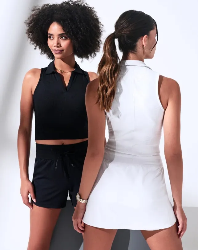 Women Shorts TravisMathew MOVEKNIT TIE SHORT Black Women Shorts TravisMathew MOVEKNIT TIE SHORT Black