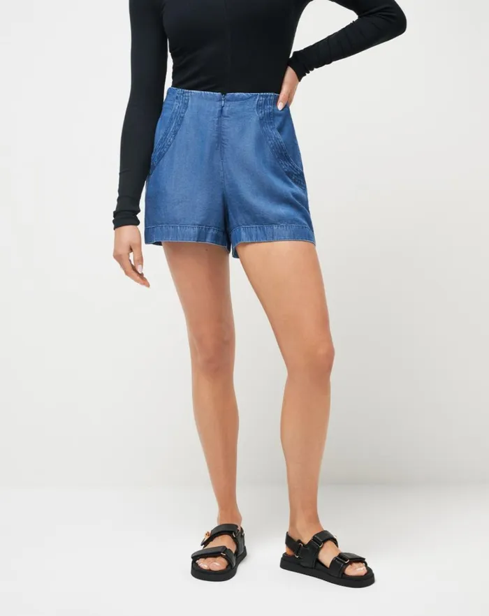 Women Shorts TravisMathew OLD HAVANA SHORT Copen Blue