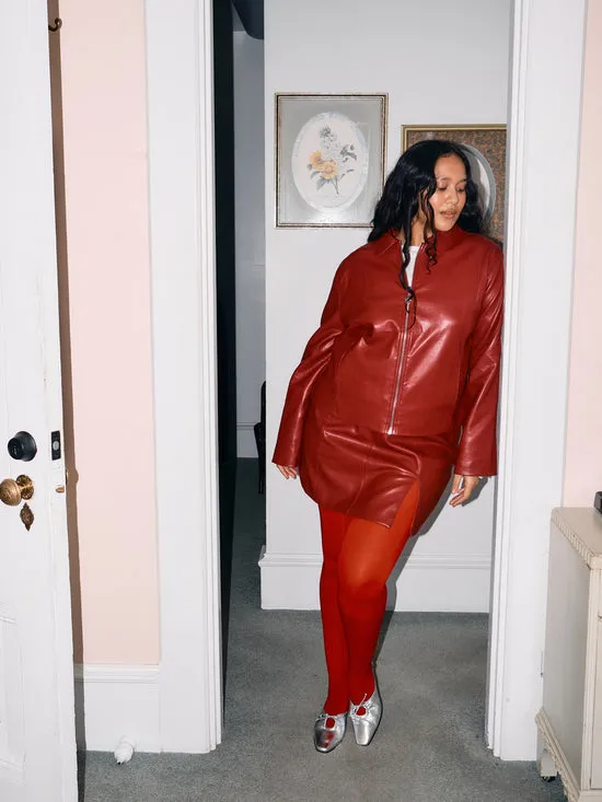 Women Shyla Jacket Cherry Red Jackets Outerwear Lisa Says Gah