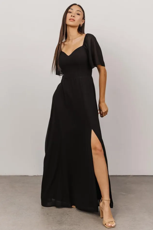Women Sierra Sweetheart Maxi Dress Black Baltic Born The Guest Edit Women Sierra Sweetheart Maxi Dress Black Baltic Born The Guest Edit