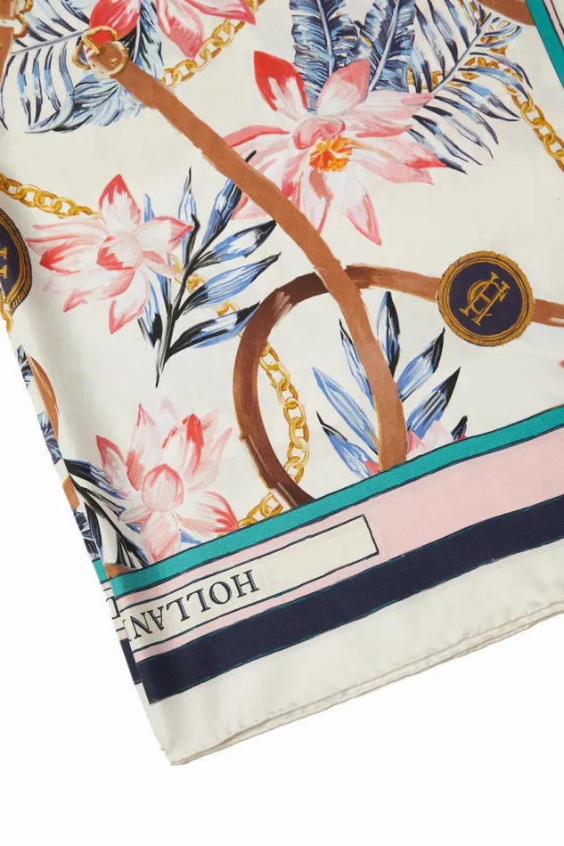 Women Silk Scarf Seychelles Holland Cooper Scarves