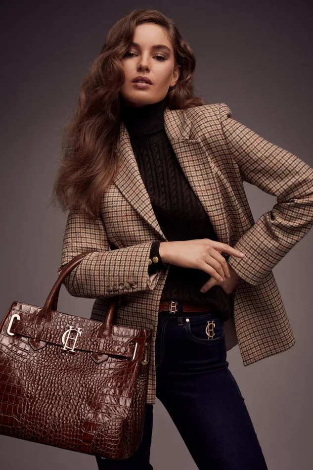 Women Single Breasted Blazer Charlton Tweed Holland Cooper Tailoring