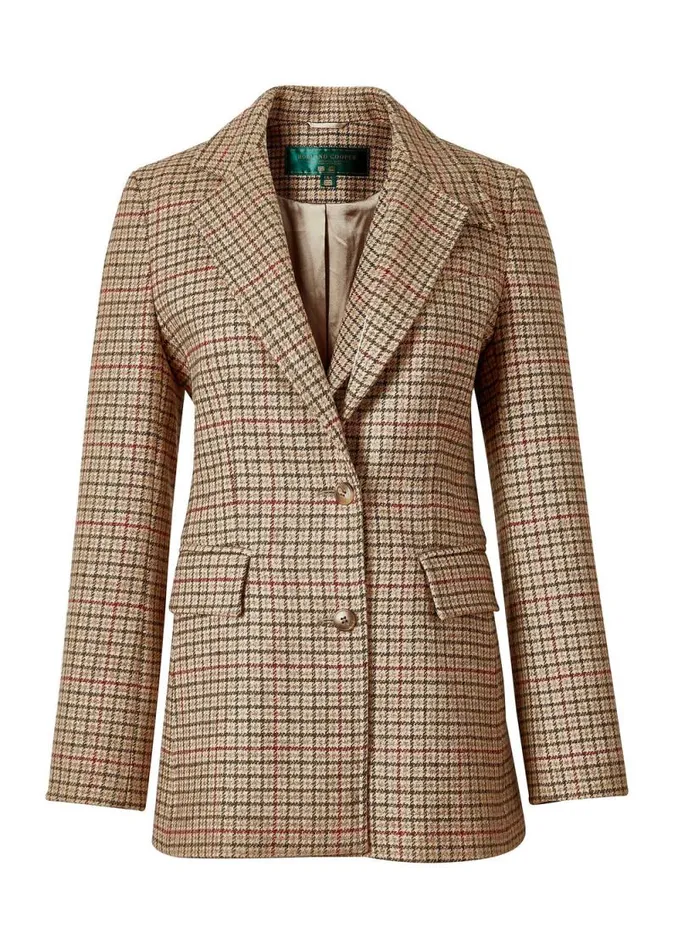 Women Single Breasted Blazer Charlton Tweed Holland Cooper Tailoring