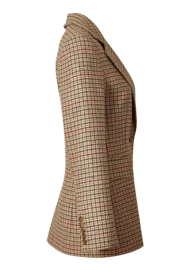 Women Single Breasted Blazer Charlton Tweed Holland Cooper Tailoring