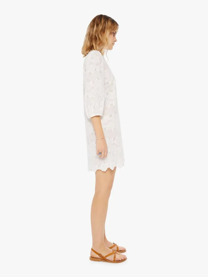 Women Skirts and Dresses Mother Denim Lisa Dress Geranium Milk