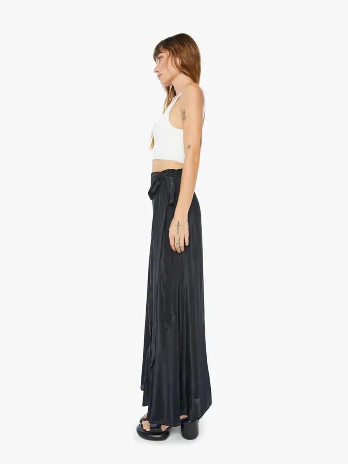 Women Skirts and Dresses Mother Denim Luna Wrap Skirt Black
