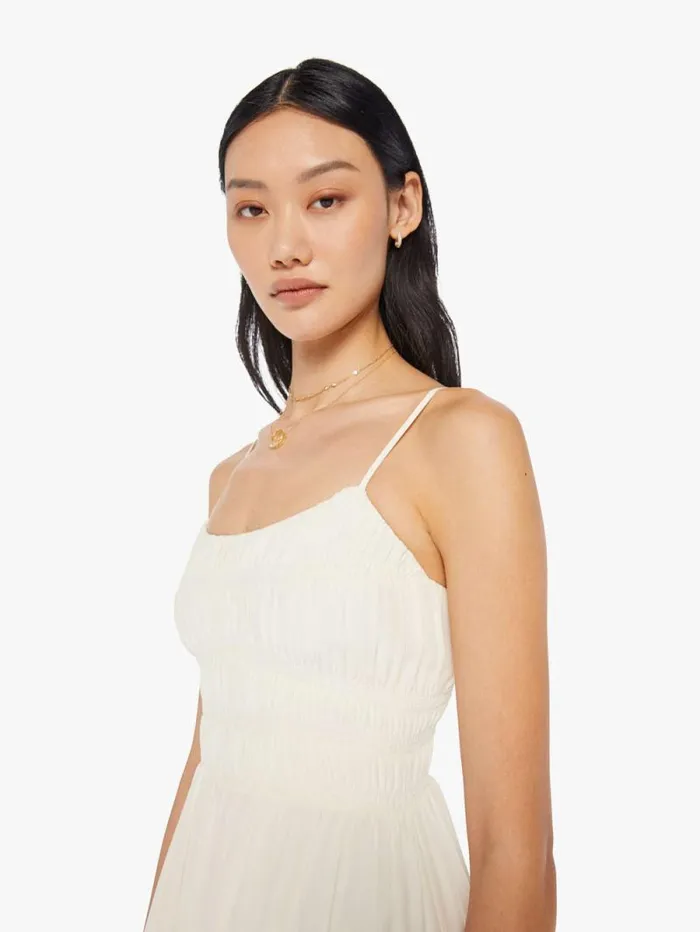 Women Skirts and Dresses Mother Denim Stylla Dress White Agate