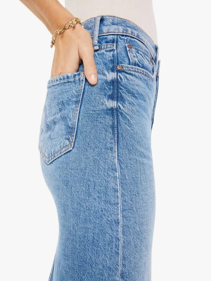 Women Skirts and Dresses Mother Denim The Vagabond Midi Skirt Blue medium