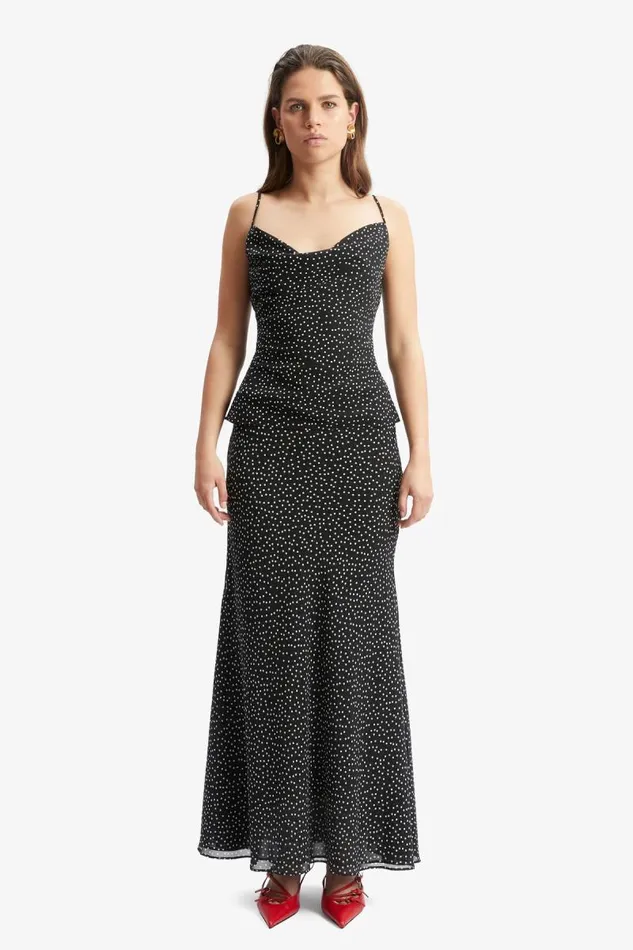 Women Skirts Bardot Monroe Maxi Skirt In Black Spot Black Spot Women Skirts Bardot Monroe Maxi Skirt In Black Spot Black Spot