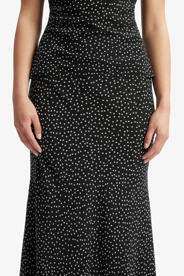 Women Skirts Bardot Monroe Maxi Skirt In Black Spot Black Spot Women Skirts Bardot Monroe Maxi Skirt In Black Spot Black Spot