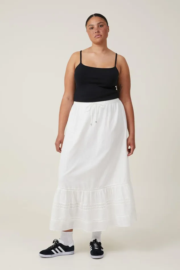 Women Skirts Cotton On Rylee Lace Maxi Skirt White