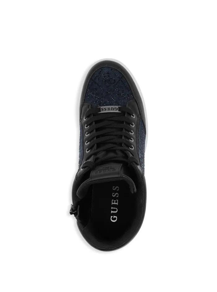 Women Sneakers GUESS Black Logo Blairin Wedge Sneakers Women Sneakers GUESS Black Logo Blairin Wedge Sneakers