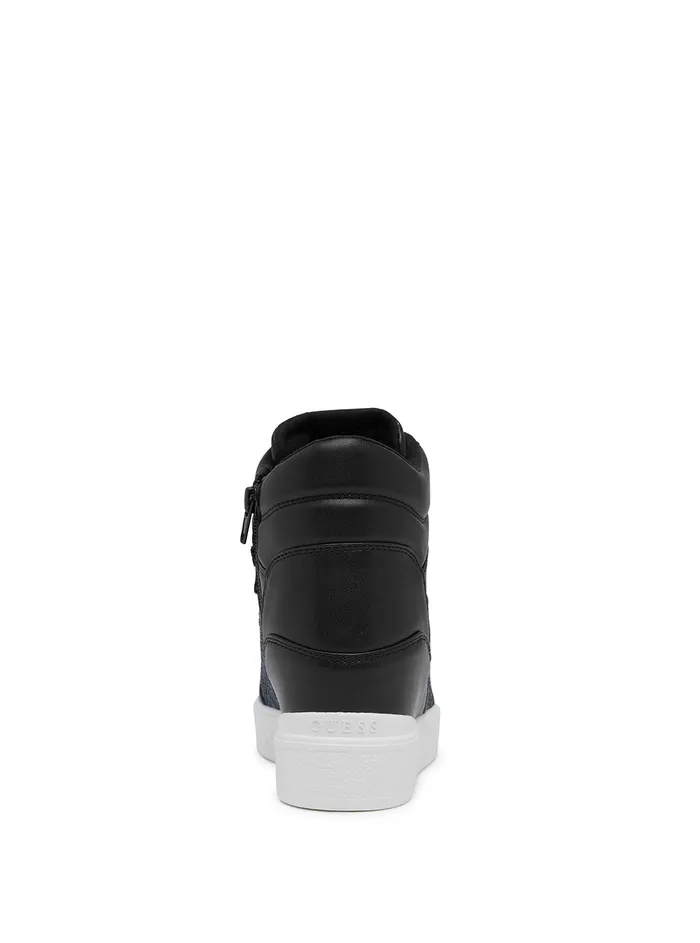 Women Sneakers GUESS Black Logo Blairin Wedge Sneakers Women Sneakers GUESS Black Logo Blairin Wedge Sneakers