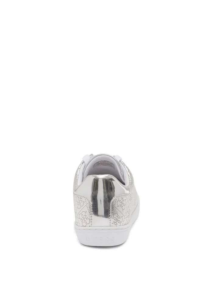 Women Sneakers GUESS Silver Logo Rosalia Low Top Sneakers Women Sneakers GUESS Silver Logo Rosalia Low Top Sneakers