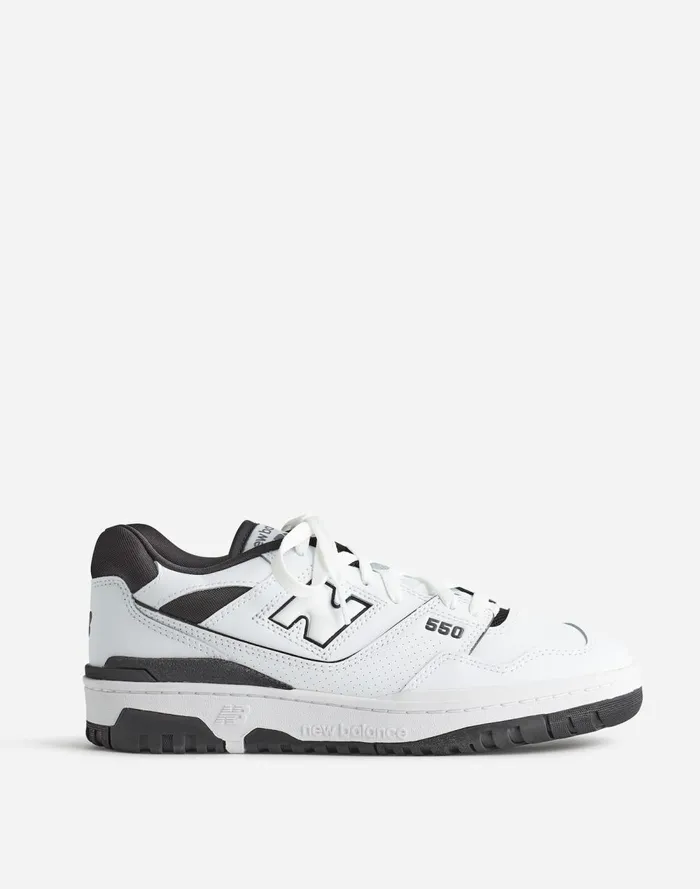 Women Sneakers Madewell New Balance Unisex 550 Sneakers White Black