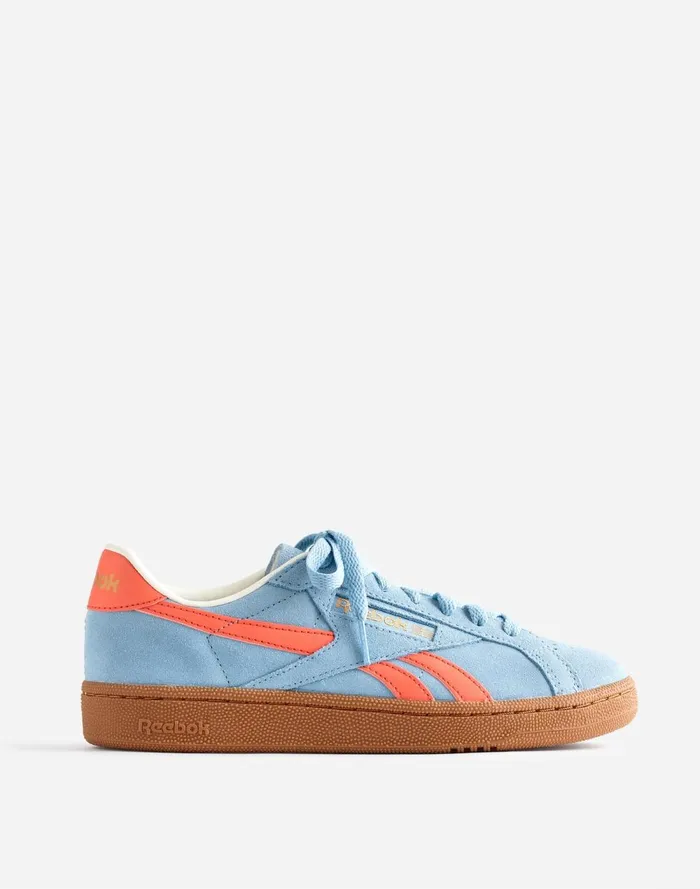 Women Sneakers Madewell Reebok Club C Grounds UK Sneakers Soft Blue Super Charged