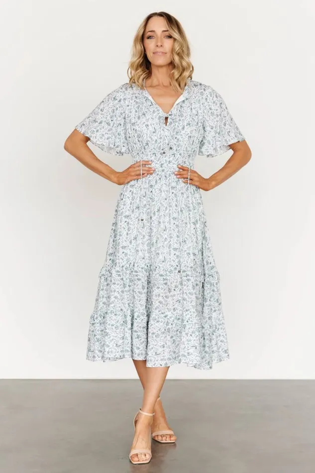 Women Spell Boho Midi Dress White Sage Baltic Born Midi Dresses