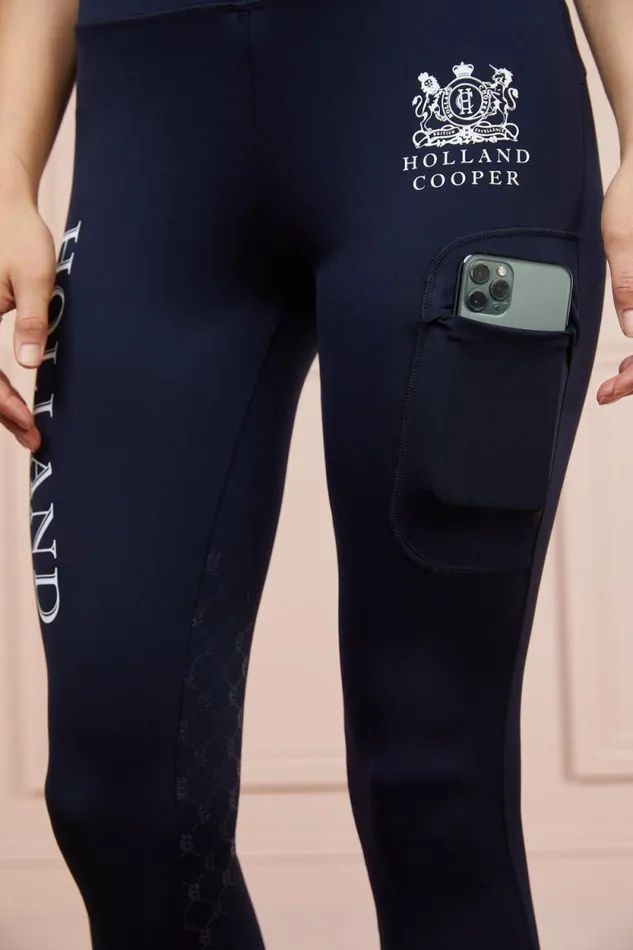Women Sport Legging Ink Navy Holland Cooper Leggings